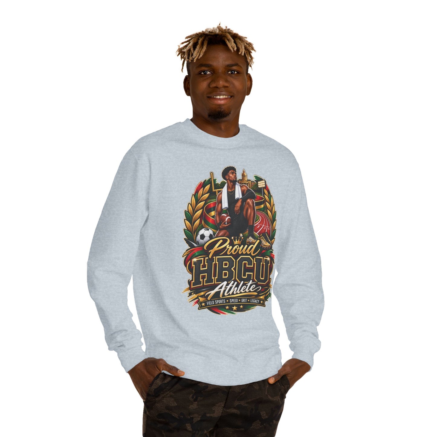 HBCU Athlete Crewneck — Proud HBCU College Sports Sweatshirt