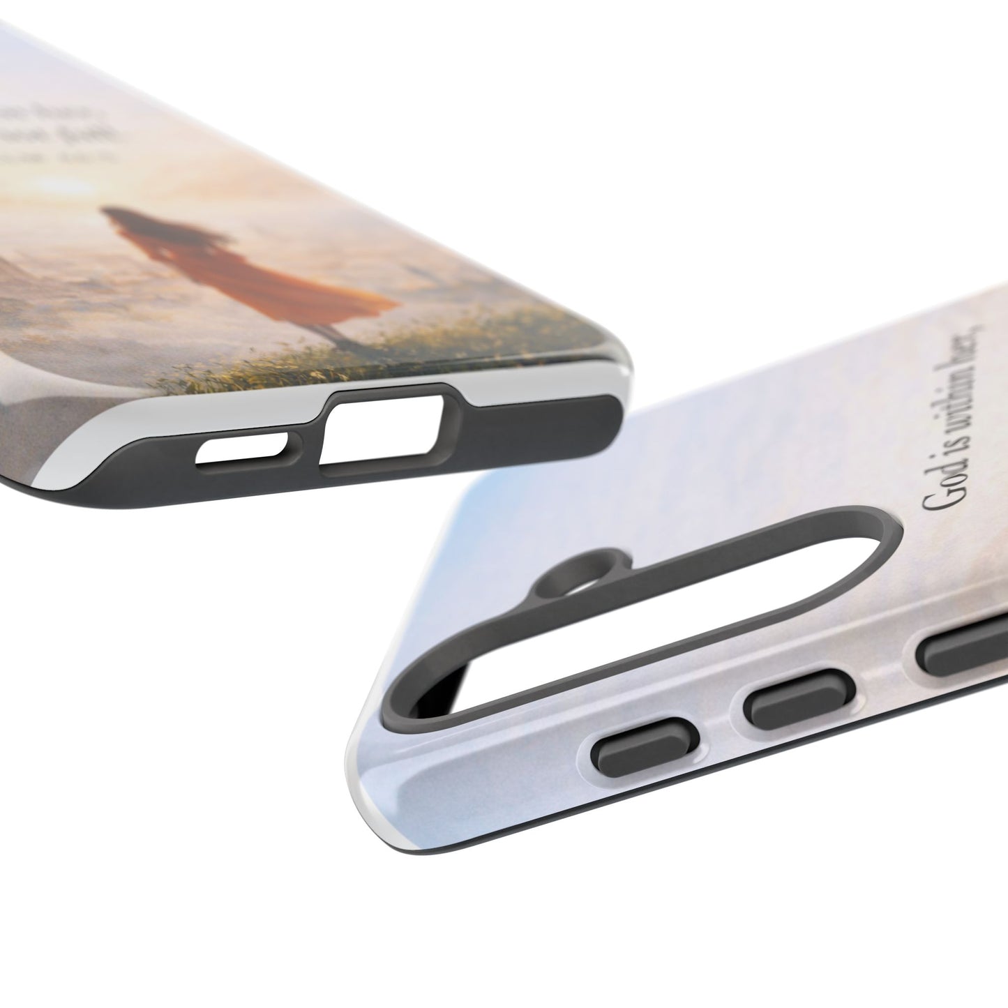 Inspirational Psalm 46:5 Phone Case — 'God is within her, she will not fall' Christian Phone Cover