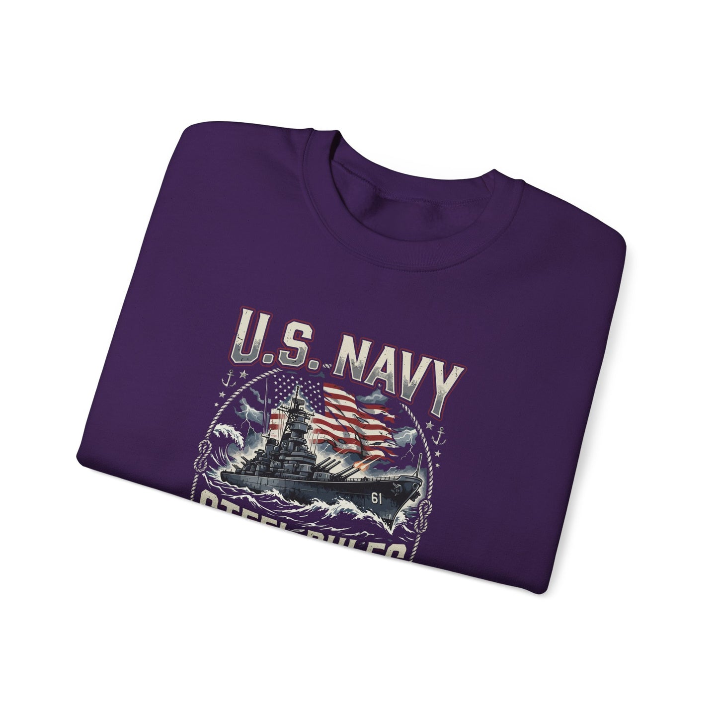 U.S. Navy Steel Rules the Sea Sweatshirt