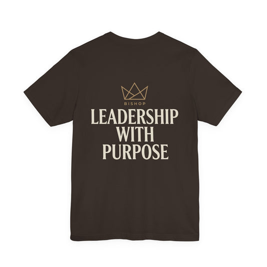 Leadership With Purpose Tee — Inspirational Crown Graphic T-Shirt