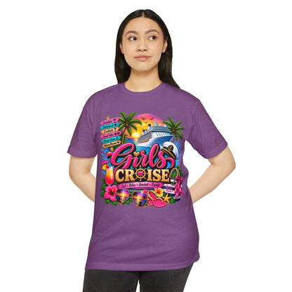 Girls Cruise T‑Shirt — Tropical Bachelorette & Vacation Tee