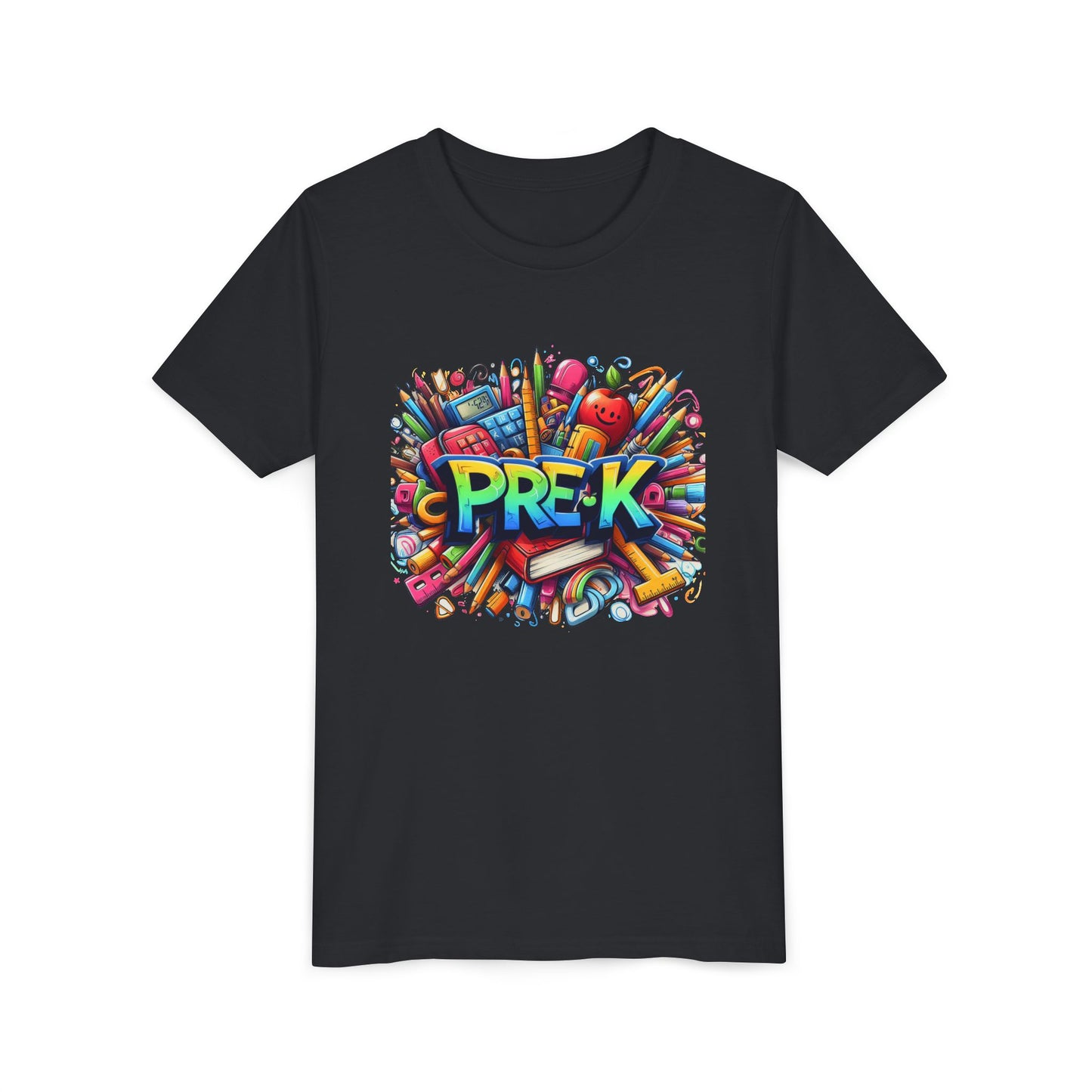 PRE-K Kids Tee — Colorful Back-to-School Pre-K Shirt for Preschoolers