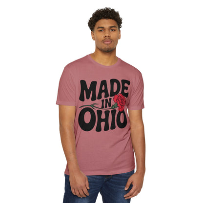 Made in Ohio T-Shirt — Vintage Floral State Pride Tee