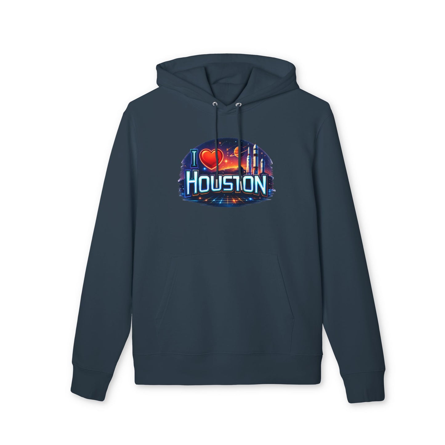 Houston Skyline Hoodie — I  Houston Graphic Pullover