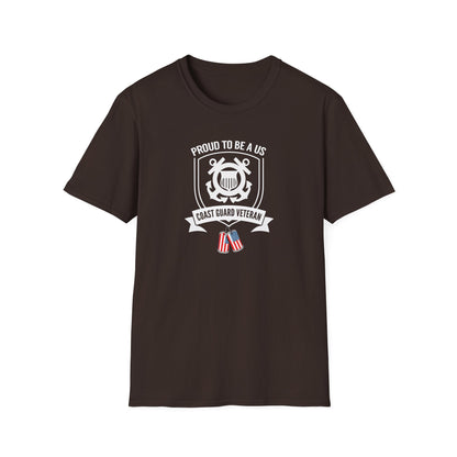 Proud to Be a US Coast Guard Veteran T-Shirt