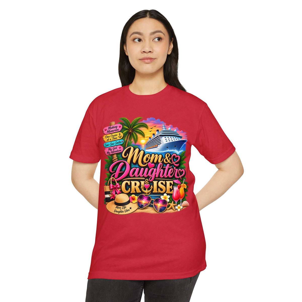 Mom & Daughter Cruise T-Shirt — Matching Vacation Shirt for Beach, Summer & Family Trips
