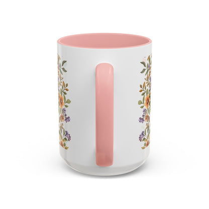 Mom Floral Coffee Mug — "Mom: The Quiet Strength..." Sentimental Mother's Day Gift (11/15oz)