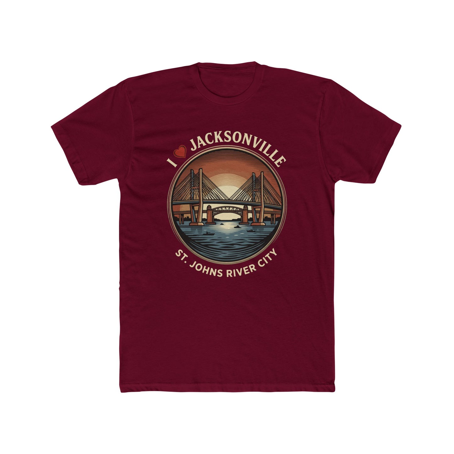 Jacksonville St. Johns River City Tee — I  Jacksonville Graphic T-Shirt