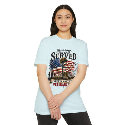Veterans Day "Honoring All Who Served" T-Shirt