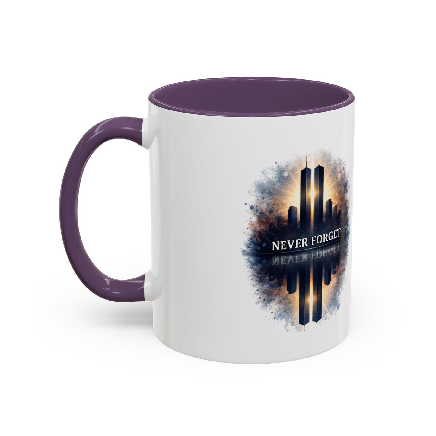 Never Forget 9/11 Memorial Accent Coffee Mug (11/15oz)