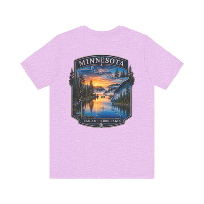 Minnesota Lakes Sunset T‑Shirt