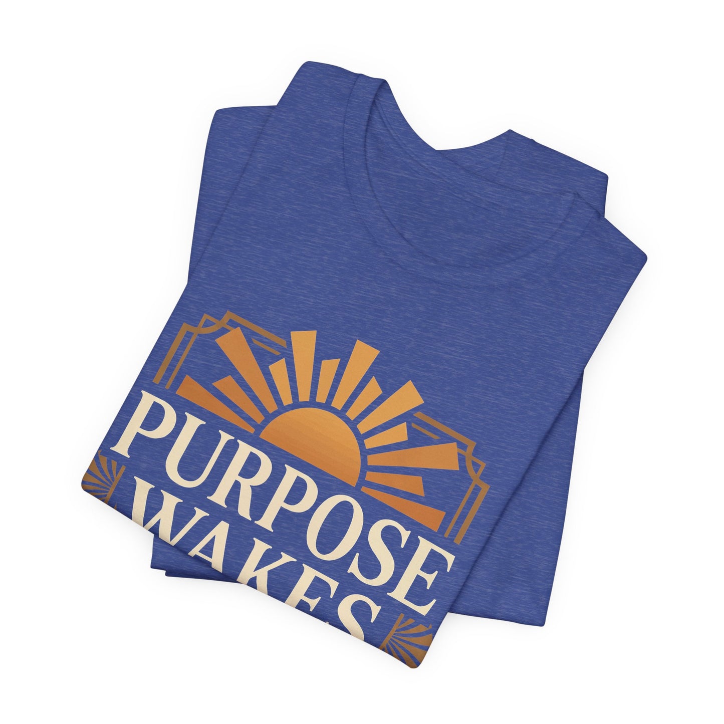 Purpose Wakes Me Up Tee — Inspirational Bishop Shirt