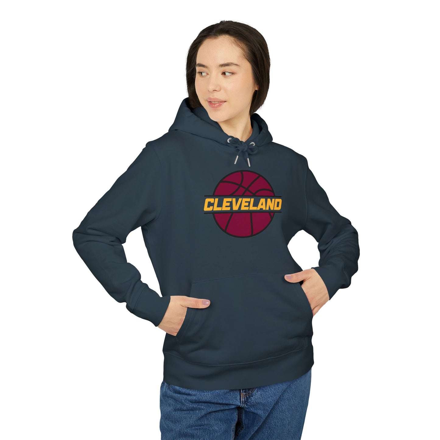 Cleveland Basketball Hoodie — Retro Logo Pullover