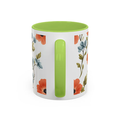 She Held My Hand Forever Floral Coffee Mug
