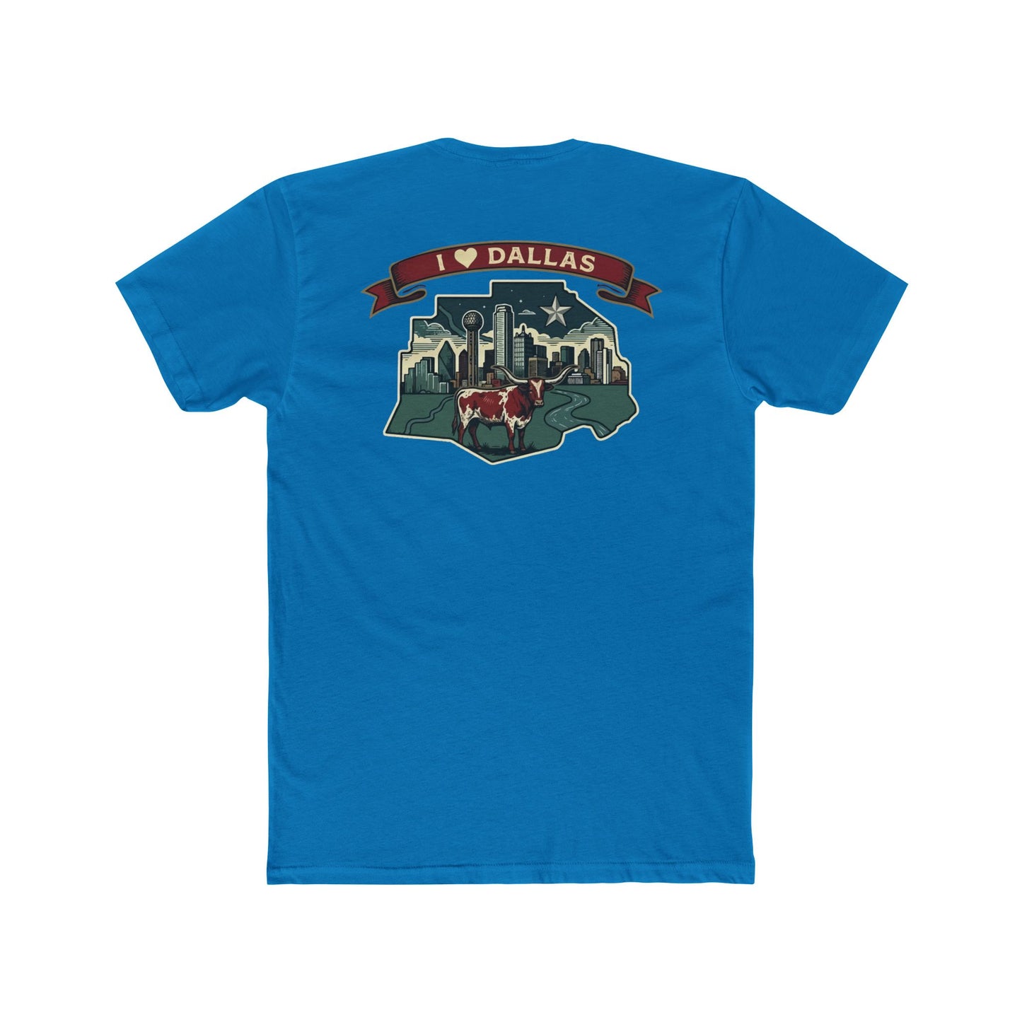 I Heart Dallas Tee — Vintage Dallas Skyline T-Shirt