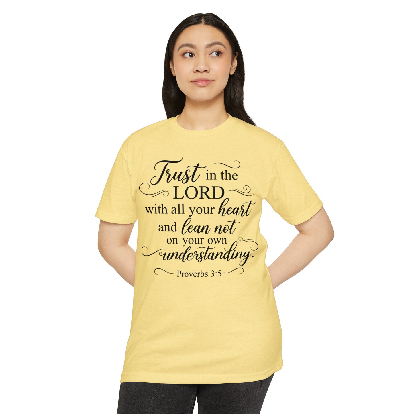 Proverbs 3:5 Faith T-Shirt — "Trust in the Lord" Inspirational Christian Tee