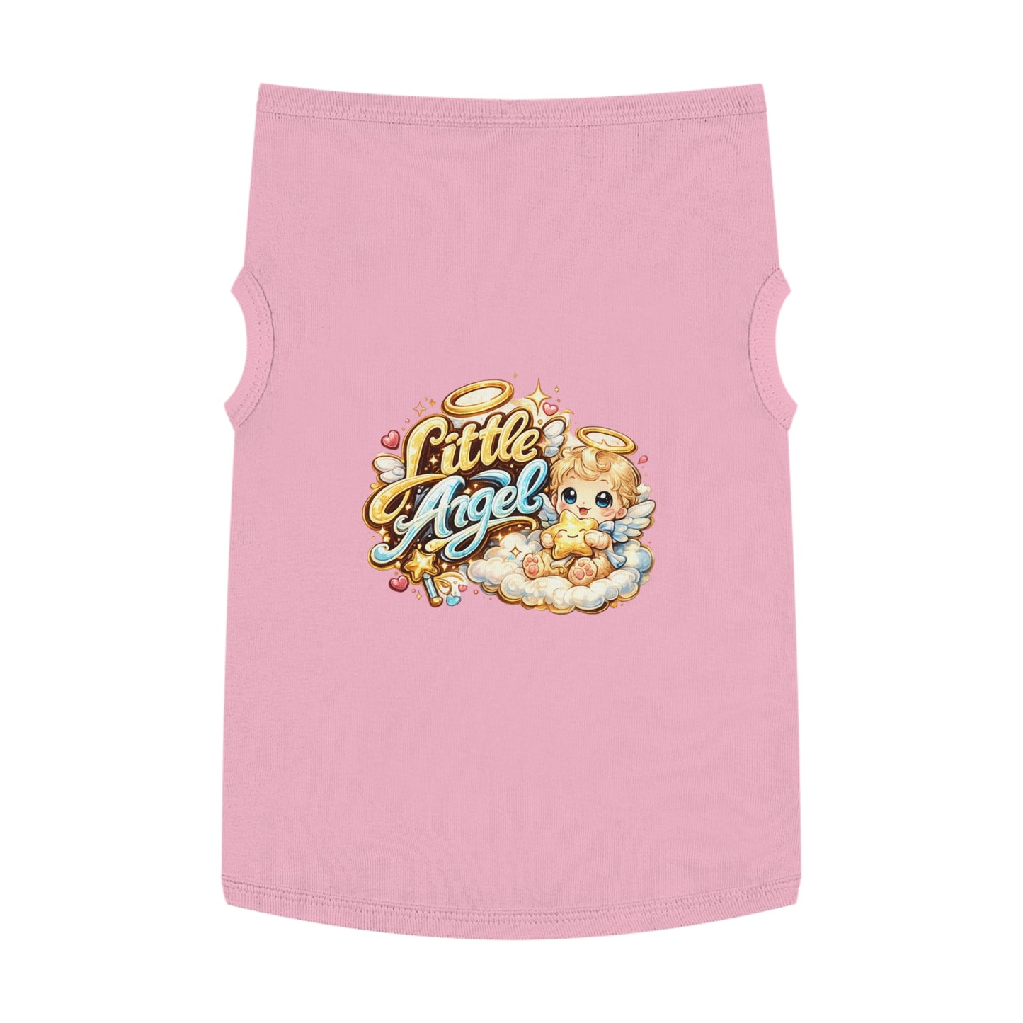 Little Angel Pet Tank Top — Cute Angel Puppy & Kitten Shirt for Small Dogs and Cats