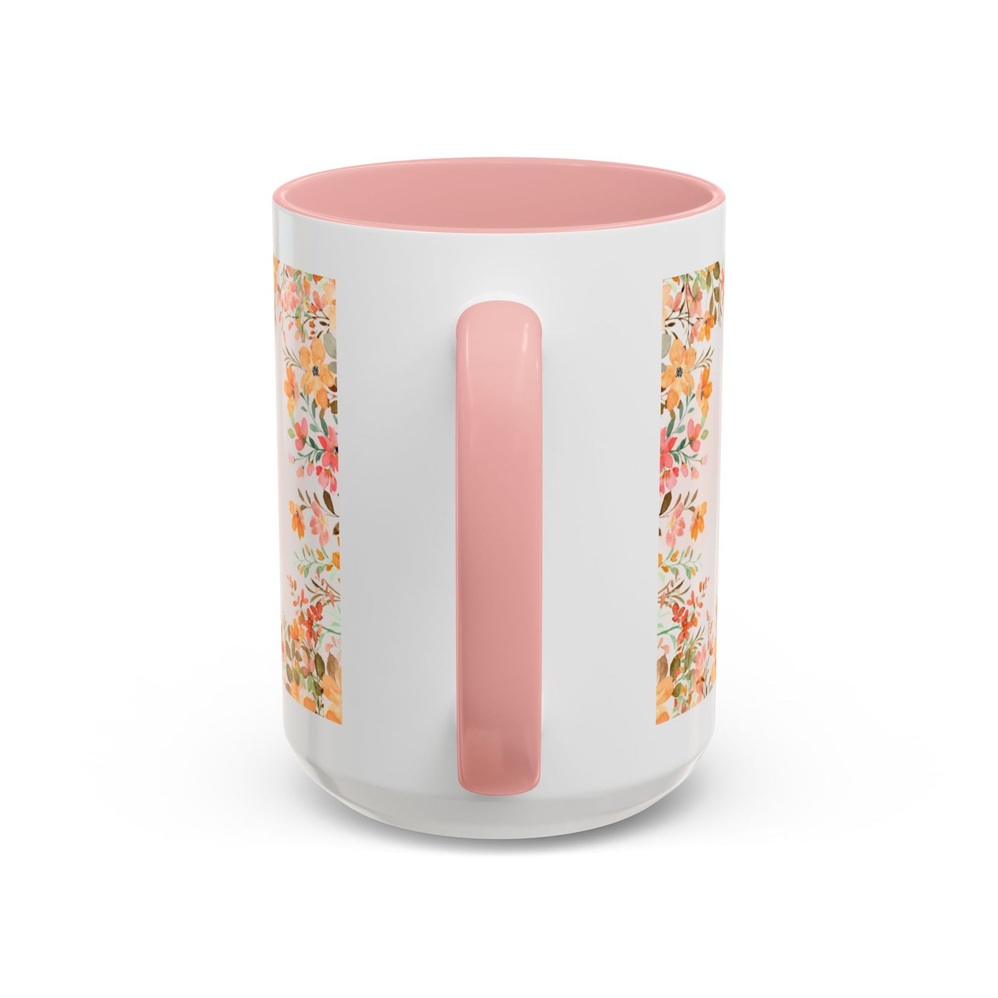 Life Began With You Mom Floral Accent Coffee Mug