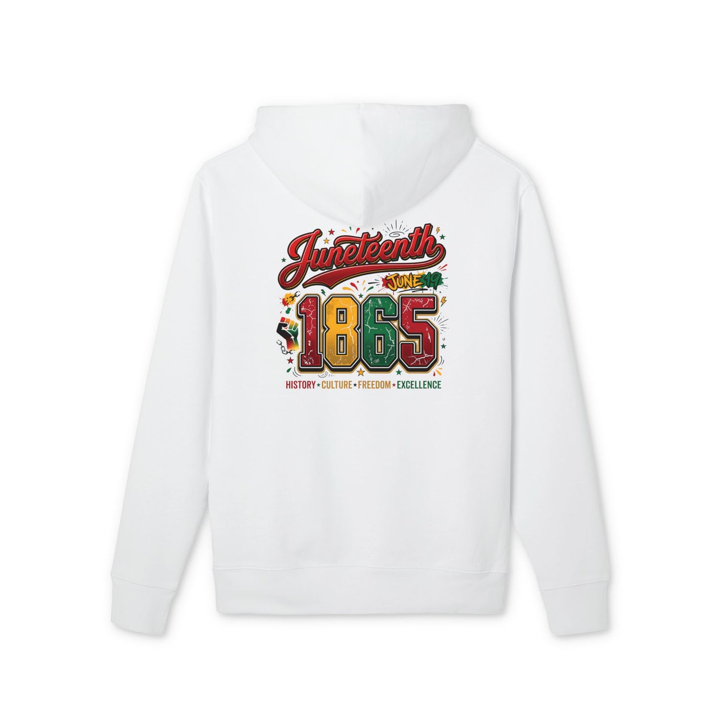 Juneteenth 1865 Hoodie – Black History Celebration Pullover