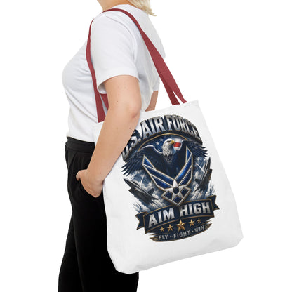 U.S. Air Force Aim High Tote Bag — Patriotic Eagle Military Tote