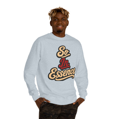 So In Essence Sweatshirt — Retro Script Graphic Crewneck