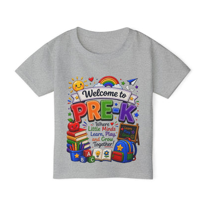 Welcome to Pre-K Toddler T-Shirt — Colorful Back-to-School Preschool Shirt