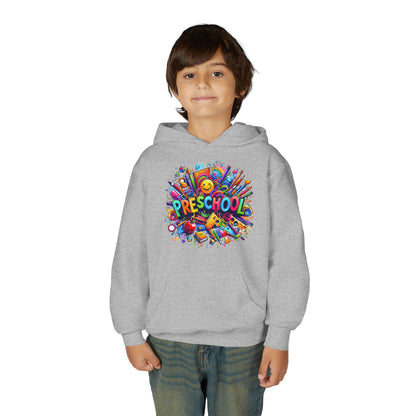 Preschool Kids Hoodie — Colorful Back-to-School Preschool Design