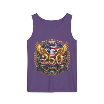 250 Years Anniversary Eagle Tank Top — United States Bicentennial Celebration Tee
