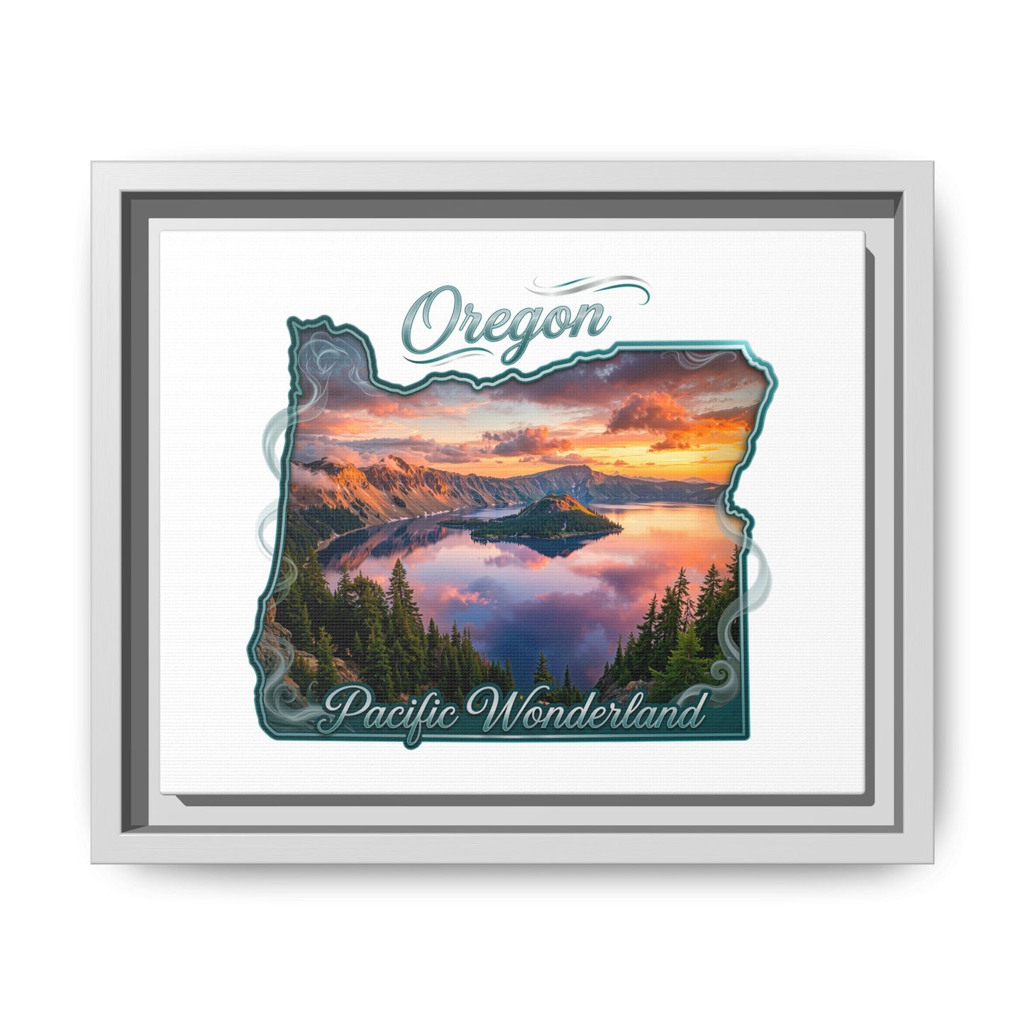 Matte Canvas, Framed (Multi-color)