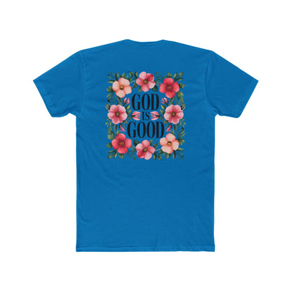 God Is Good Floral T-Shirt — Christian Faith Tee