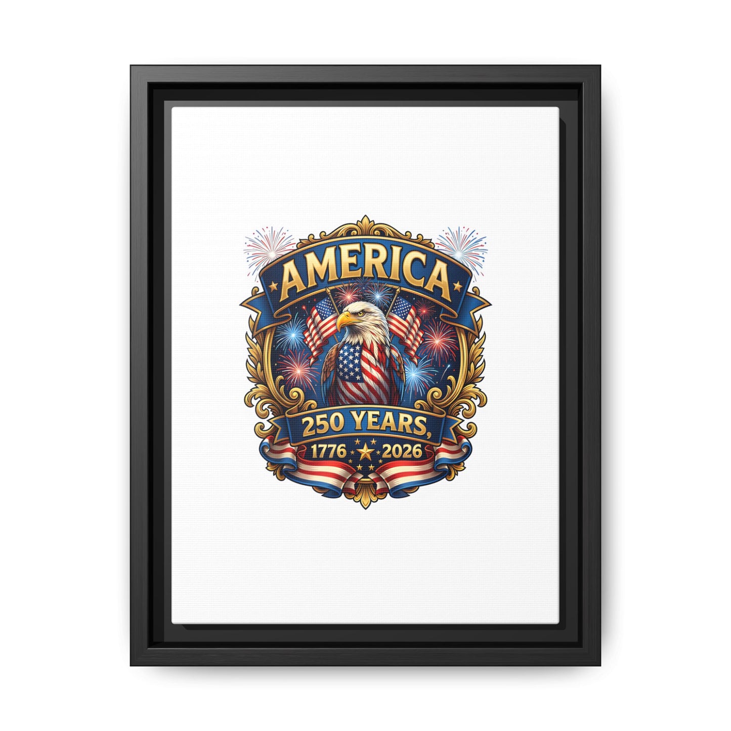 Matte Canvas, Framed (Multi-color)