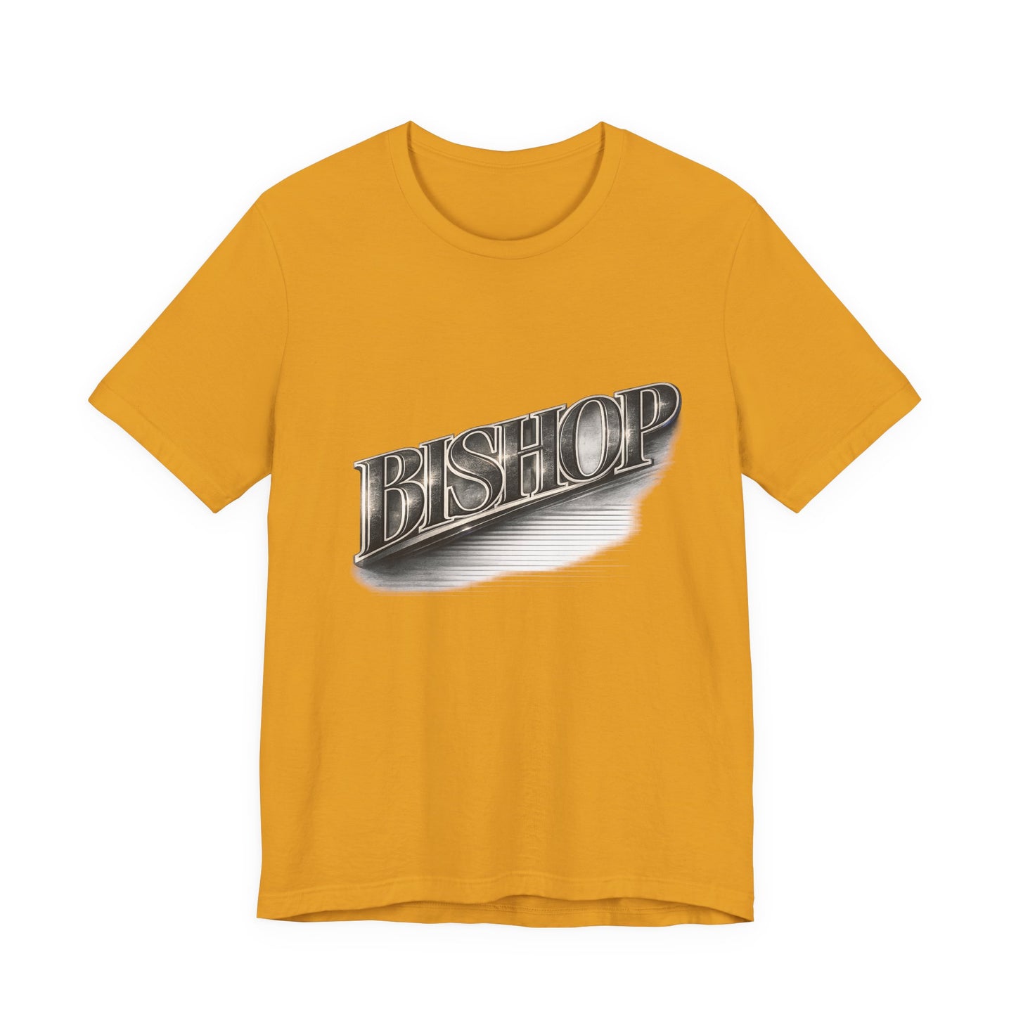 Bishop Retro Chrome Logo T‑Shirt