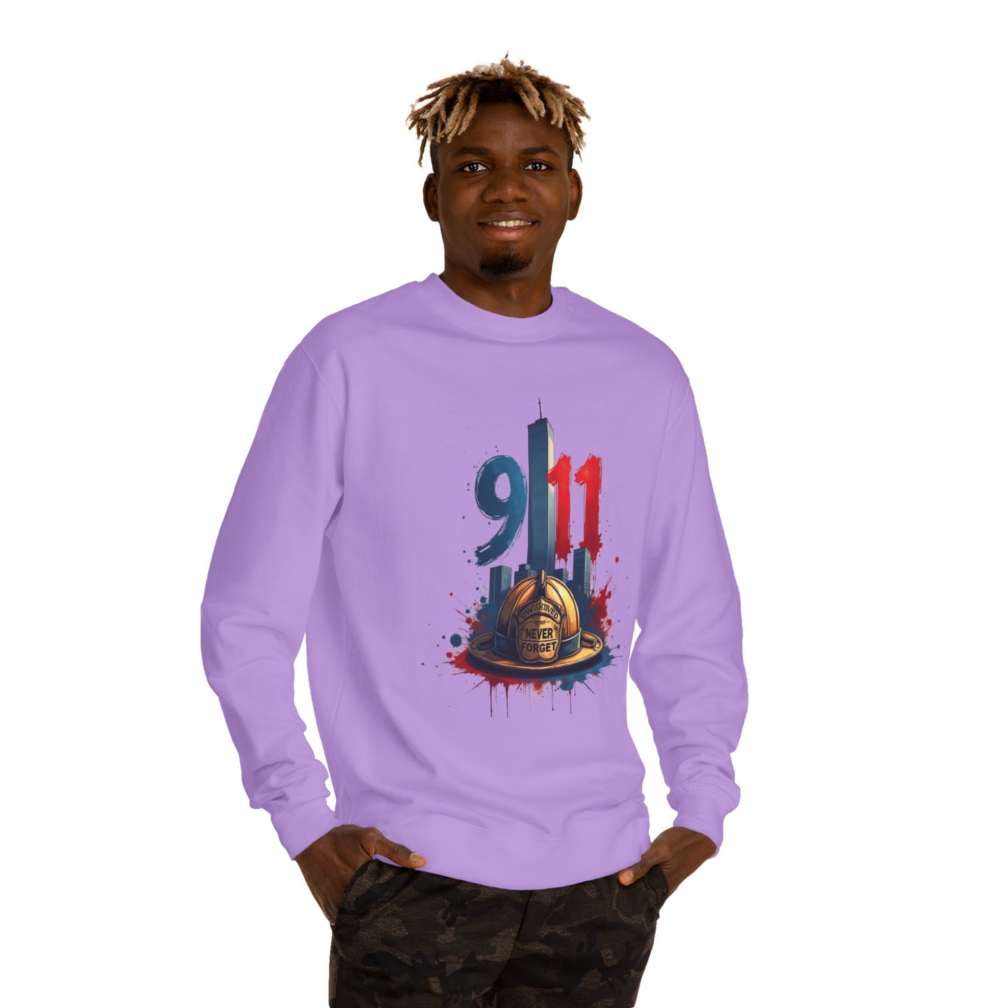 9/11 Memorial Sweatshirt – Firefighter Tribute Crewneck