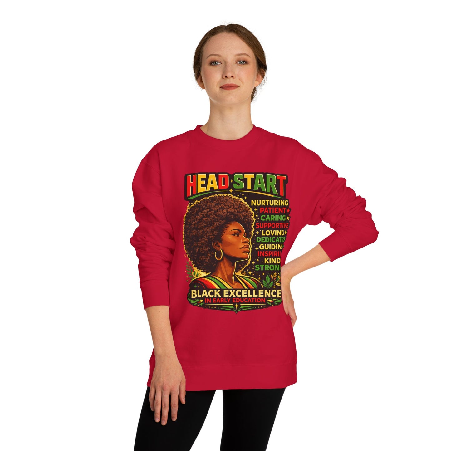 Head Start Black Excellence Sweatshirt — Afrocentric Empowerment Crewneck