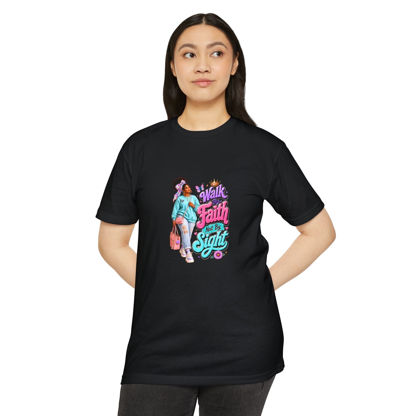Faith Graphic T-Shirt — “Walk by Faith, Not by Sight” Inspirational Tee