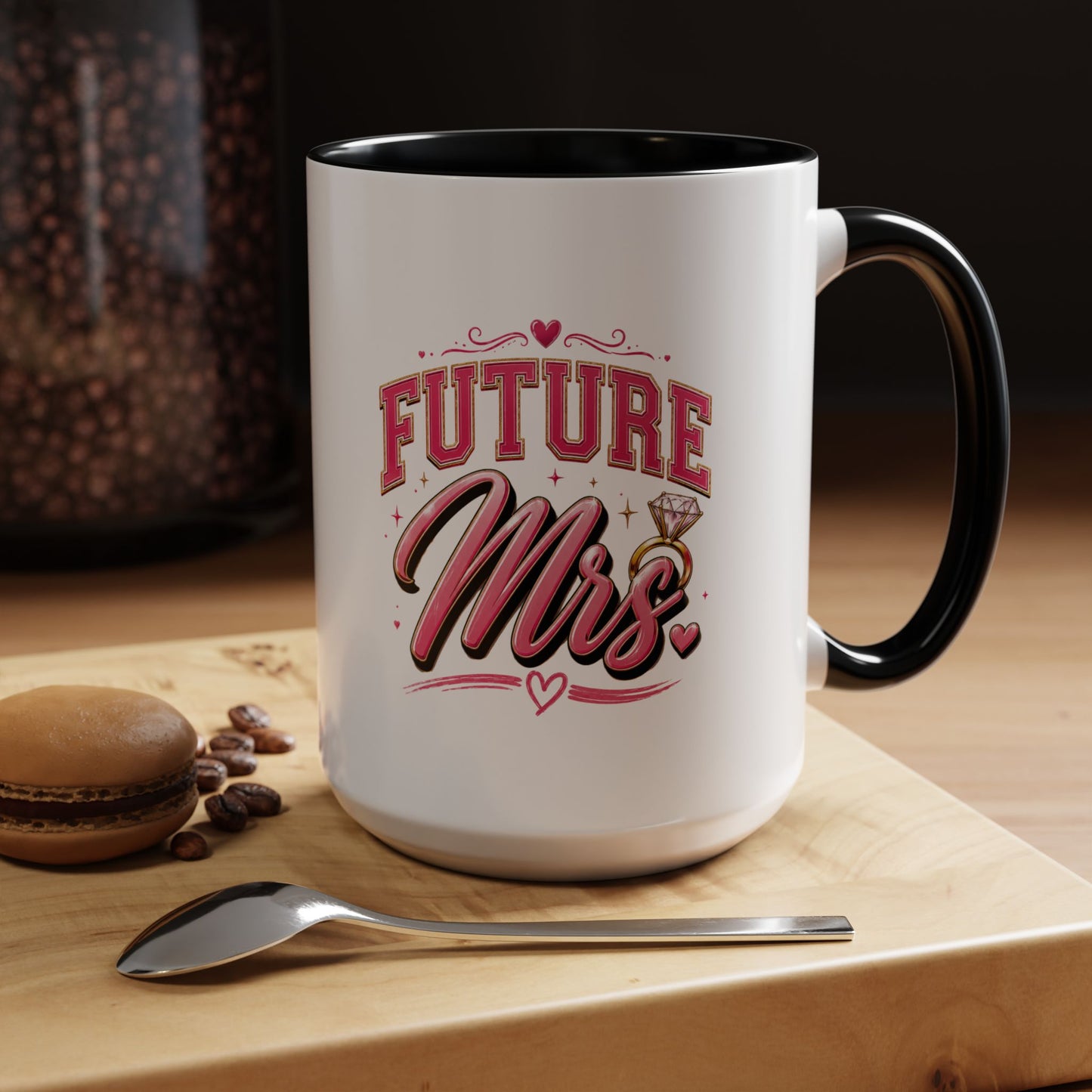 Future Mrs. Accent Coffee Mug — Bridal Bachelorette Gift (11/15oz)