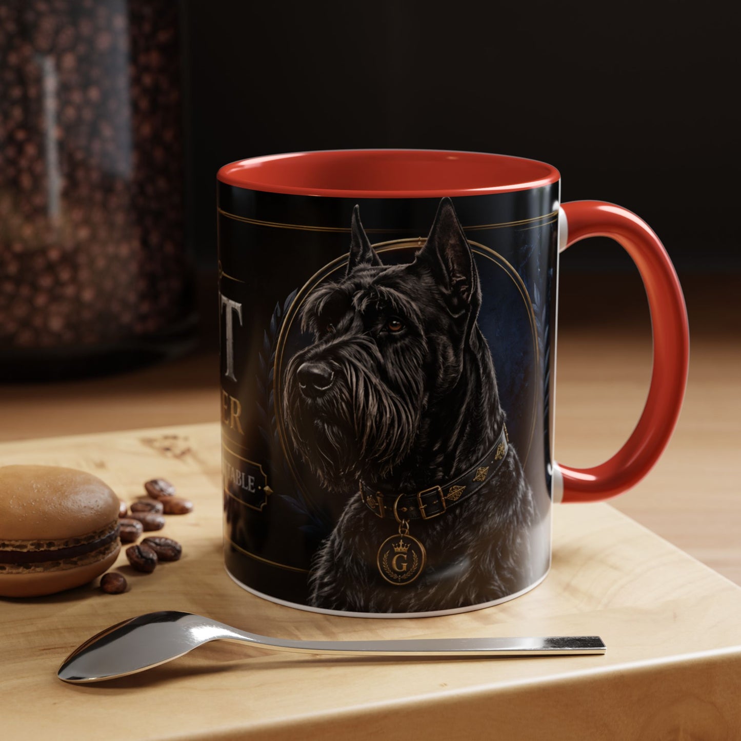 Giant Schnauzer Coffee Mug — Bold Black Accent 11/15oz