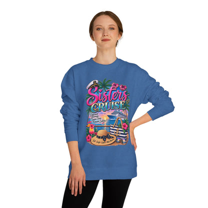 Sisters Cruise Sweatshirt – Tropical Girls’ Getaway Crewneck