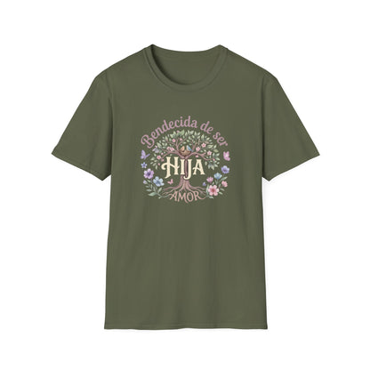 "Bendecida de ser Hija" T-Shirt