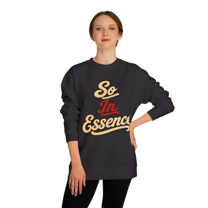 So In Essence Sweatshirt — Retro Script Graphic Crewneck