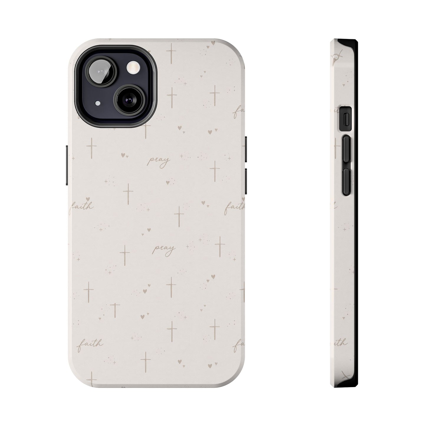 Pray with Faith Phone Case | Christian floral iPhone Case