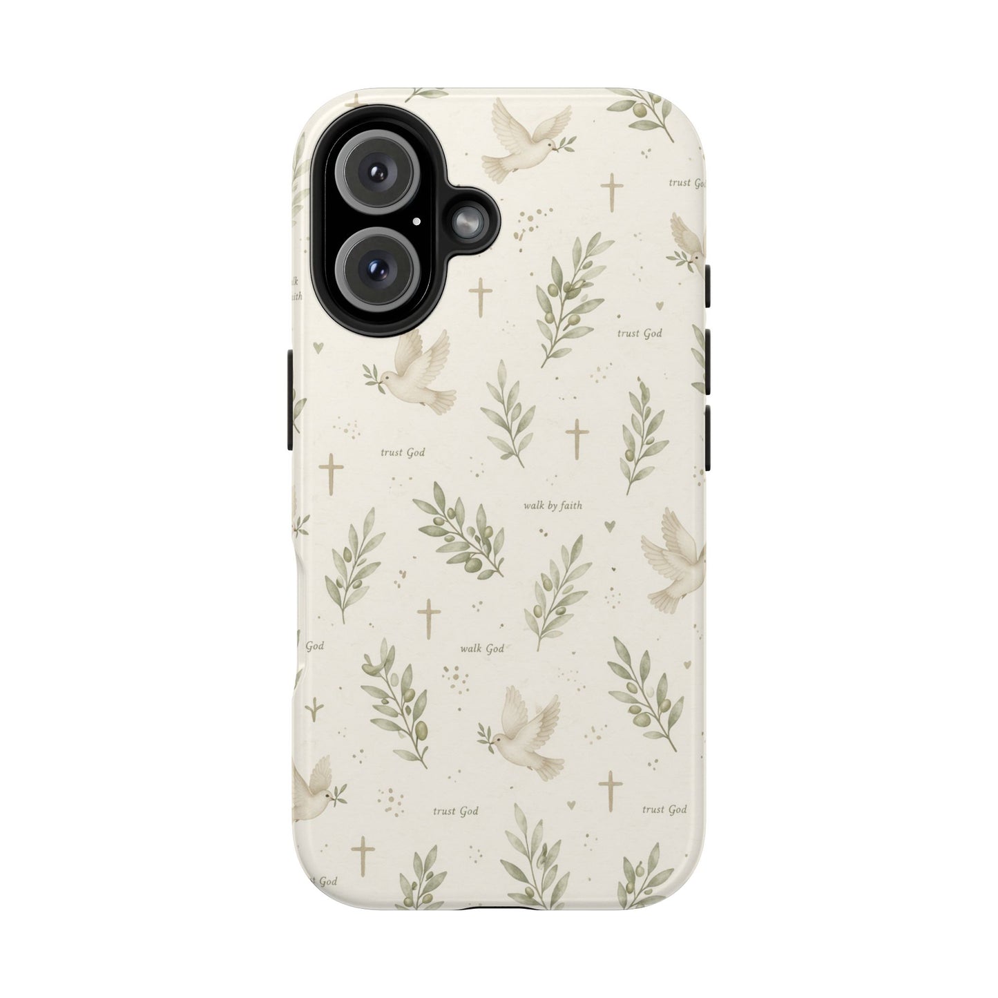 Walk By Faith Phone Case | Christian Floral iPhone Case