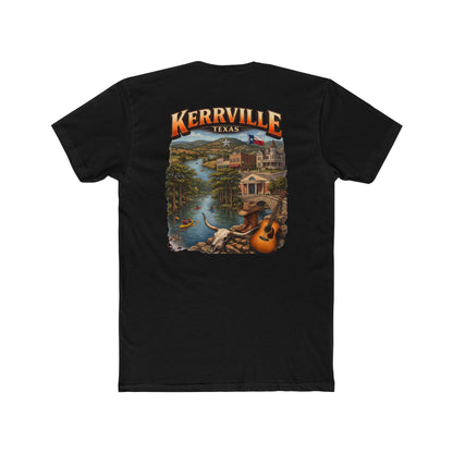 Kerrville Texas Scenic T-Shirt — Riverfront Guitar Vintage Travel Tee