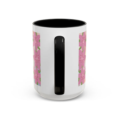 Mom Acronym Coffee Mug — "MOM: Magical • One-of-a-Kind • Motivator" Floral Accent