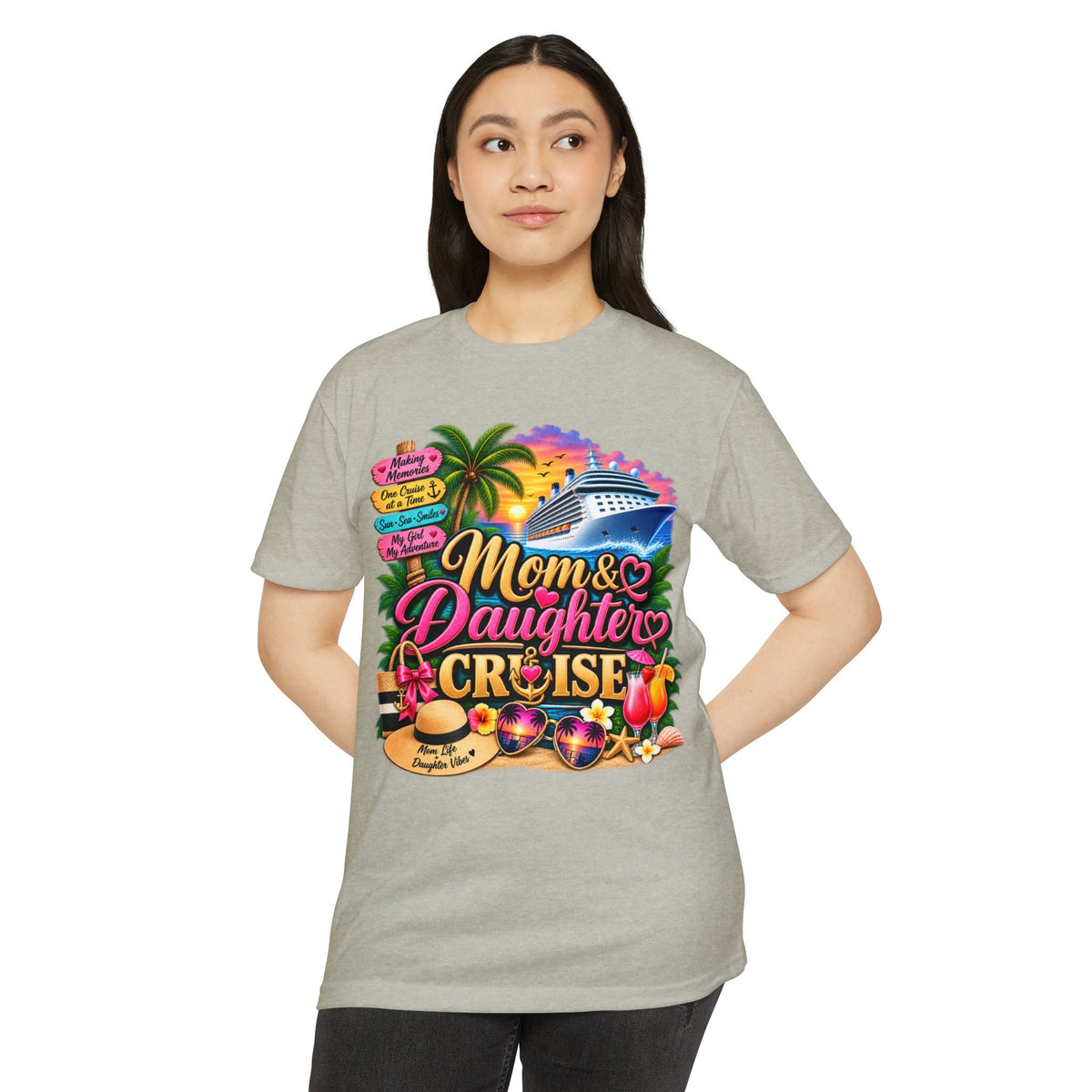 Mom & Daughter Cruise T-Shirt — Matching Vacation Shirt for Beach, Summer & Family Trips