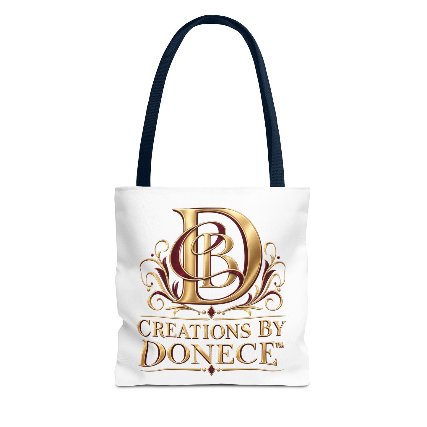 Creations by Donece Gold Logo Tote