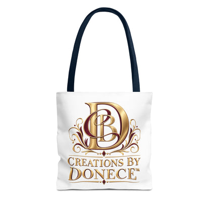 Creations by Donece Gold Logo Tote