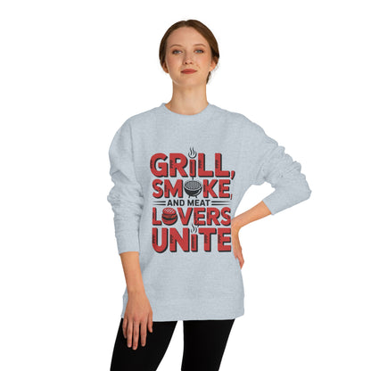 Grill, Smoke, and Meat Lovers Unite Sweatshirt