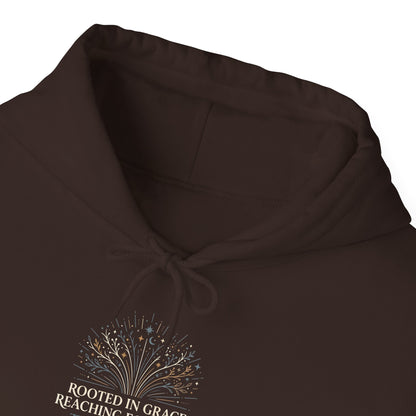 Rooted in Grace Reaching for Light Hoodie