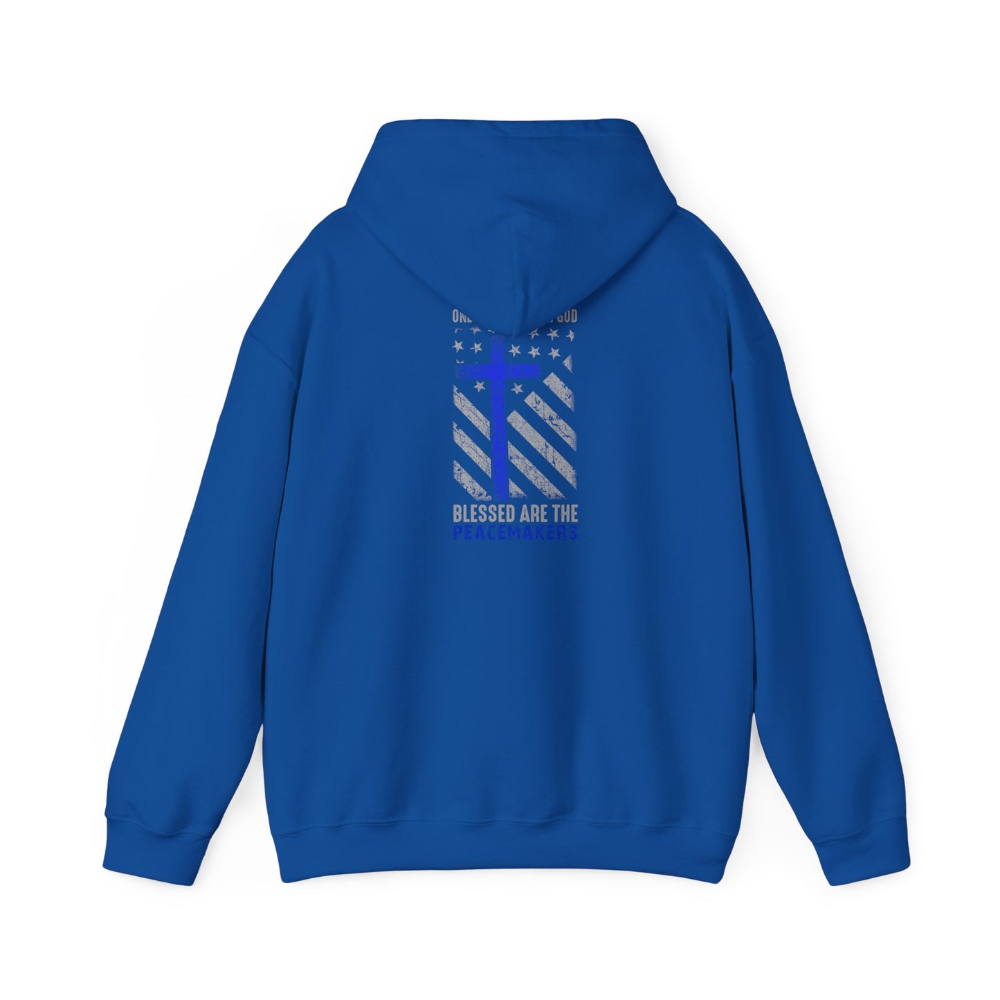 Blessed Are The Persecuted Hoodie — Christian Thin Blue Line Cross Sweatshirt